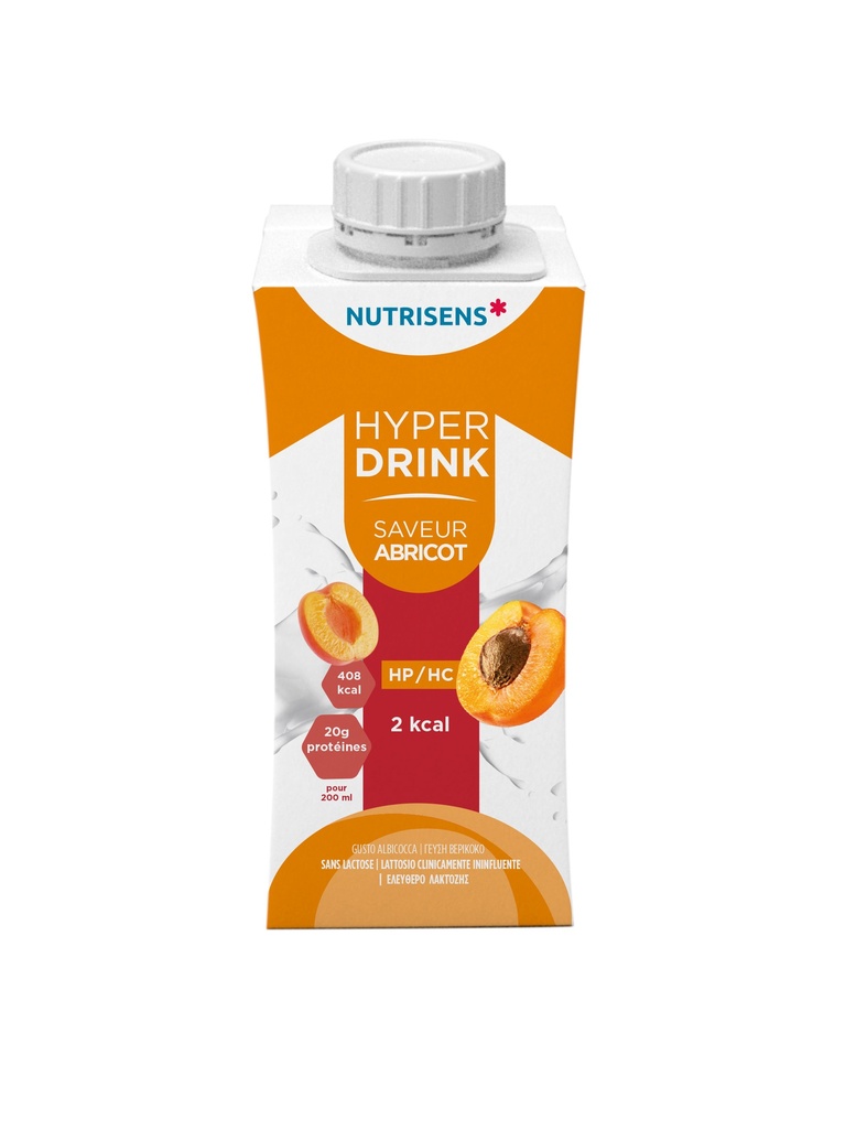 NS hyperdrink 2Kcal saveur abricot 200ml x 4 HP/HC - 4493458