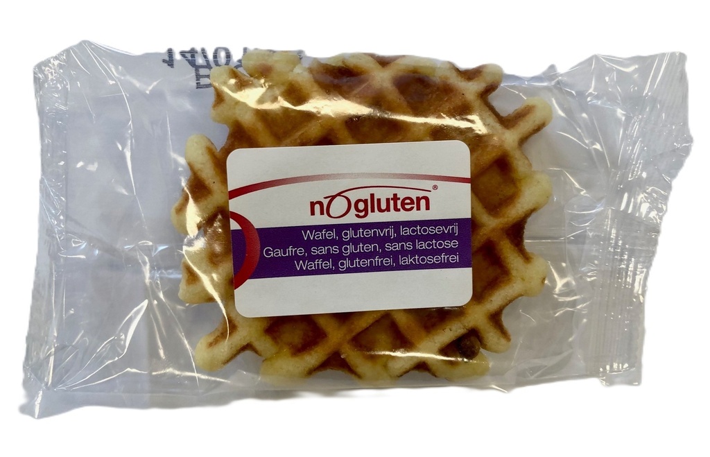 Nogluten wafel 30g x 40 lact°/bio