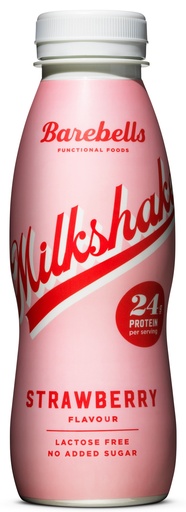 [1293] Barebells milkshake strawberry flavour 330ml