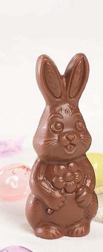 [2679] Gustan lapin de Pâques lait non-fourré 50g-20pcs