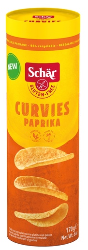 [3245] Schär curvies paprika 170g - 4252607