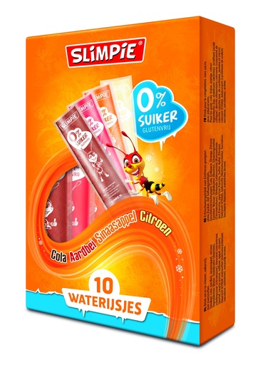 [3831] Slimpie glace à l'eau 40ml x 10 sans sucres