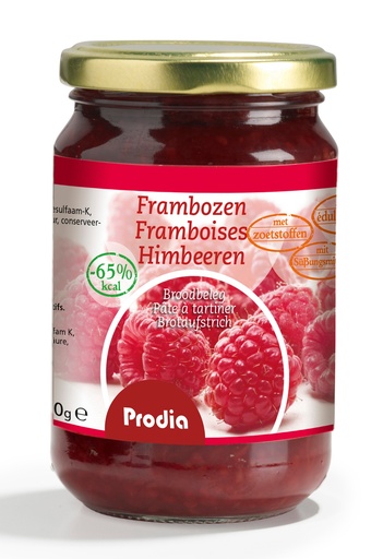 [6190] Prodia pâte à tartiner 300g framboise pauvre en sucre