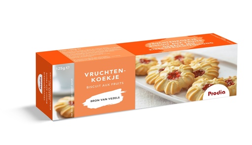 [6265] Prodia vruchtenkoekjes 125g zoetstof - 3115128