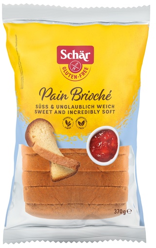 [6657] Schär brioche bread 370g