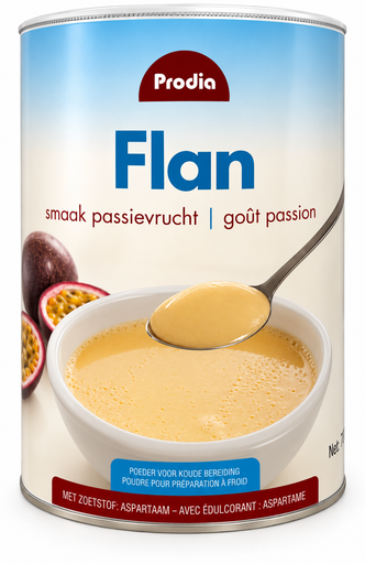 [6772] Prodia flan passievrucht 500g zoetstof
