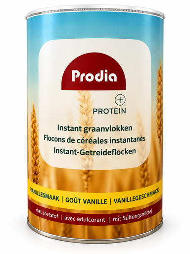 [6802] Prodia instant graanvlokken vanille HP 780g suikerarm