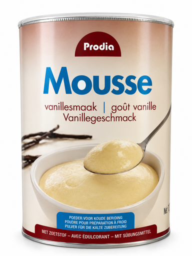 [6844] Prodia mousse à la vanille 760g édulcoré