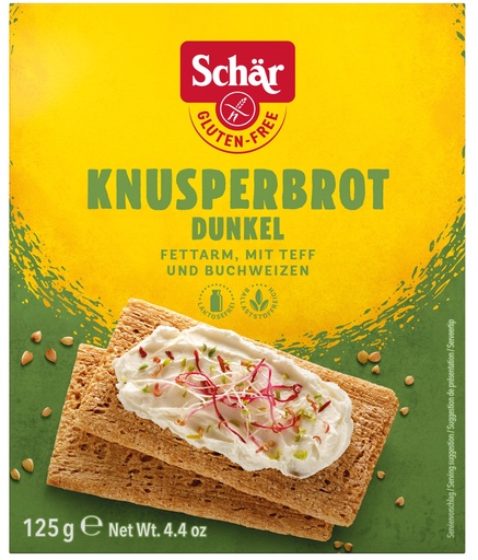 [6993] Schär knusperbrot Dunkel 125g