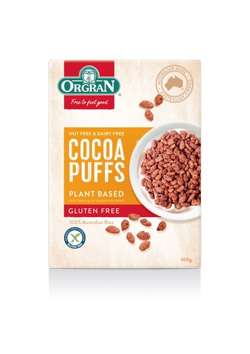 [3317] Orgran cocoa puffs 300g