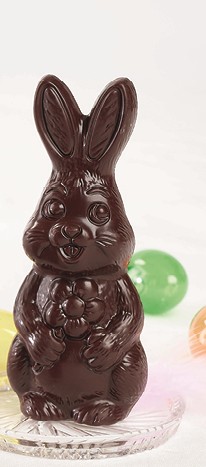 [2777] Gustan Lapin de Pâques noir non-fourré 50g-20pcs