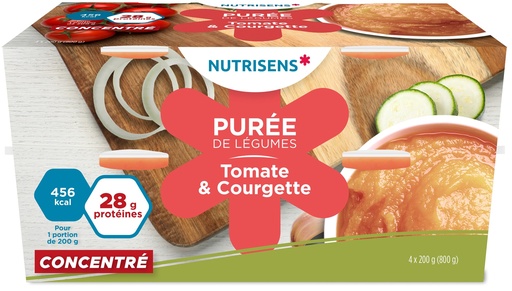 [1433] NS purée de légumes tomate-courgette 200g x 4 HP/HC