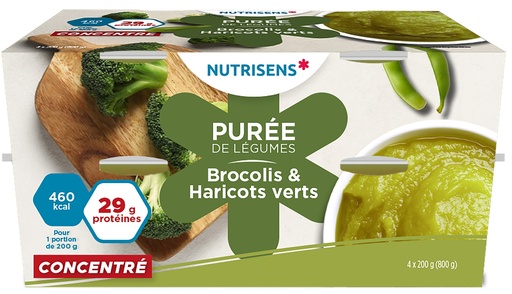 [1432] NS groentepuree broccoli-groene boontjes 200g x 4 HP/HC 