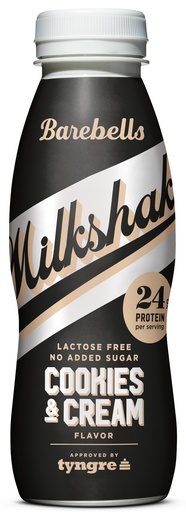 [1281] Barebells milkshake cookies & cream 330ml