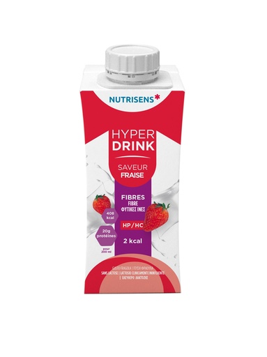 [1466] NS hyperdrink 2Kcal vezels aardbeismaak 200ml x 4 HP/HC 