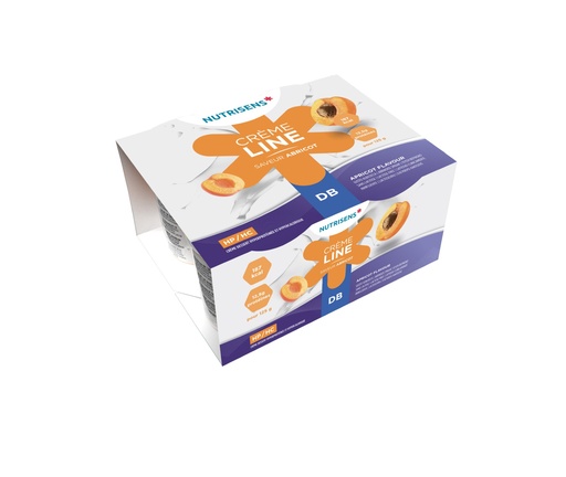 [1482] NS crèmeline 2Kcal abrikoossmaak 125g x 4 - 4493334
