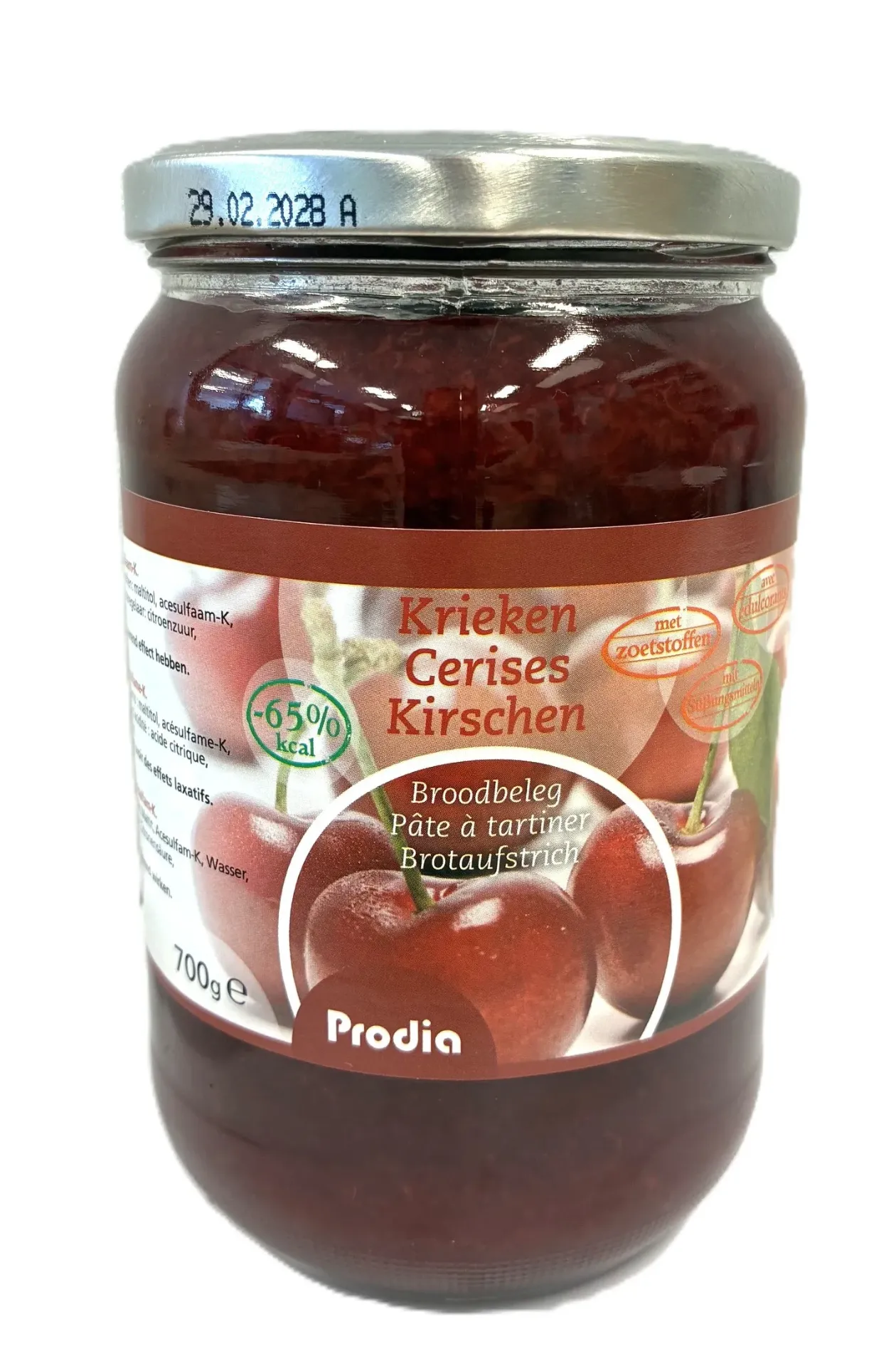 [3765] Prodia fruit spread 700g cherry maltitol