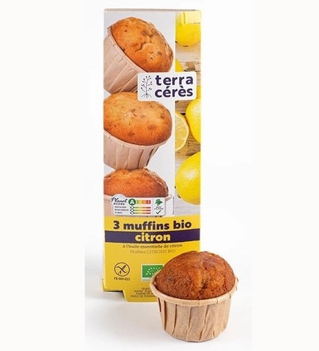 [3993] Terra Ceres muffins citron bio 3x50g